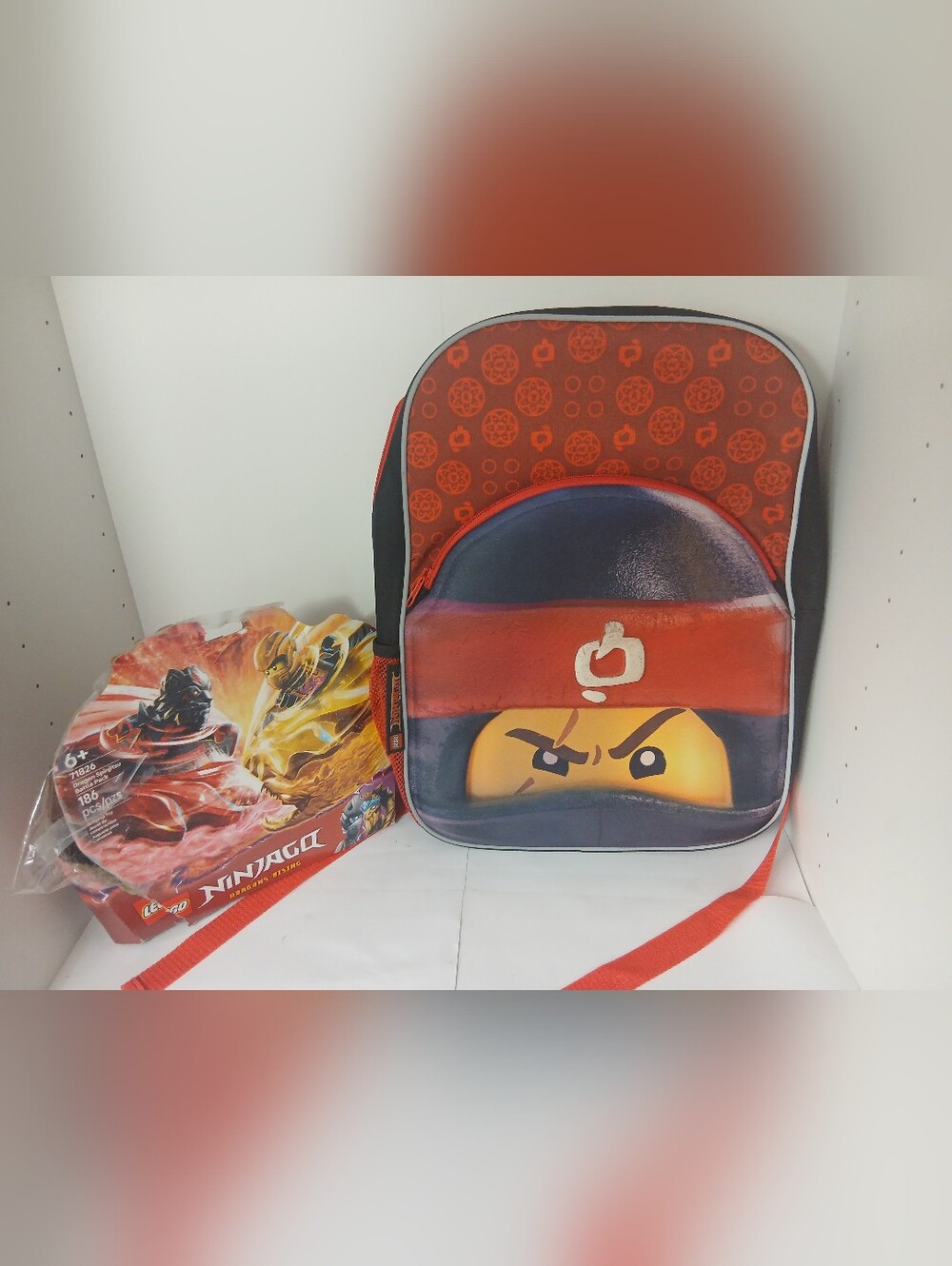 Ninjago Back Pack With Extra Ninjago Lego